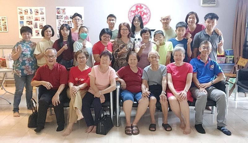 新春期间的团契聚会。